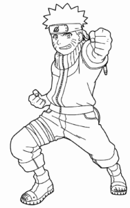 Desenho de Naruto Desenho Colorir Imprimir 09