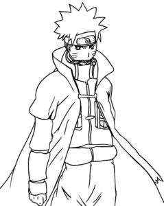 Desenho de Naruto Desenho Colorir Imprimir 13