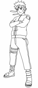Desenho de Naruto Desenho Colorir Imprimir 14