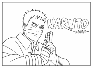 Desenho de Naruto Desenho Colorir Imprimir 16