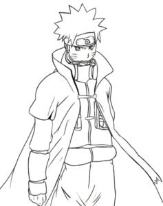 Desenho de Naruto Desenho Colorir Imprimir 21