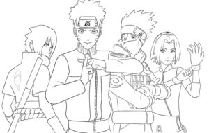 Desenho de Naruto Desenho Colorir Imprimir 22