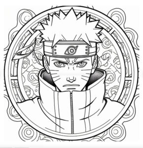 Desenho de Naruto Desenho Colorir Imprimir 25