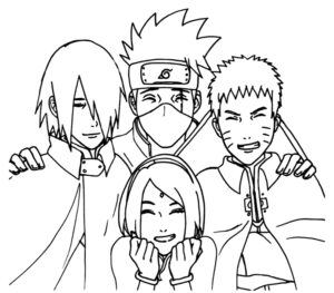Desenho de Naruto Desenho Colorir Imprimir 44