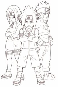 Desenho de Naruto Desenho Colorir Imprimir 45