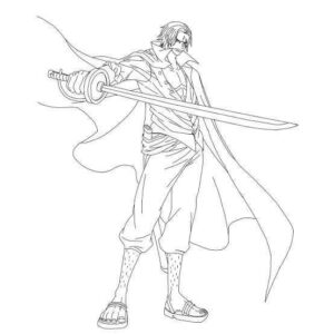 Desenho de One Piece Desenho Colorir Imprimir 02