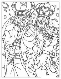 Desenho de One Piece Desenho Colorir Imprimir 05