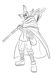 Desenho de One Piece Desenho Colorir Imprimir 09