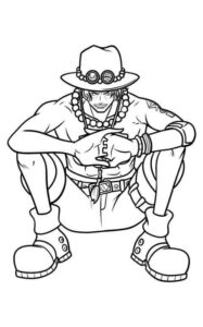 Desenho de One Piece Desenho Colorir Imprimir 10