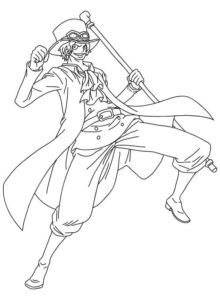 Desenho de One Piece Desenho Colorir Imprimir 12