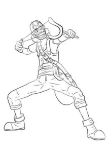 Desenho de One Piece Desenho Colorir Imprimir 15