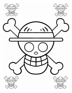 Desenho de One Piece Desenho Colorir Imprimir 18