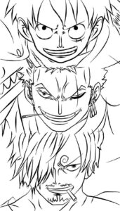 Desenho de One Piece Desenho Colorir Imprimir 20