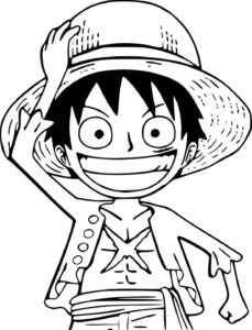 Desenho de One Piece Desenho Colorir Imprimir 27
