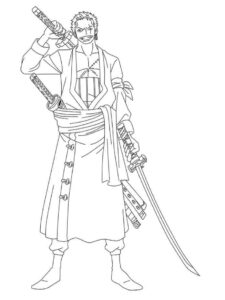 Desenho de One Piece Desenho Colorir Imprimir 33