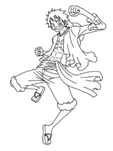 Desenho de One Piece Desenho Colorir Imprimir 37