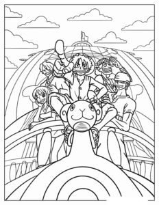 Desenho de One Piece Desenho Colorir Imprimir 41