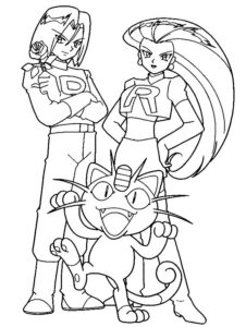 Desenho de Pokemon Desenho Colorir Imprimir 02