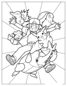 Desenho de Pokemon Desenho Colorir Imprimir 04
