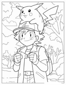 Desenho de Pokemon Desenho Colorir Imprimir 54