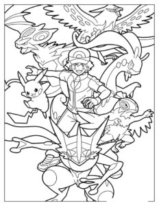 Desenho de Pokemon Desenho Colorir Imprimir 68