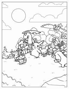 Desenho de Pokemon Desenho Colorir Imprimir 72