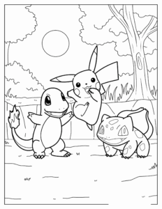 Desenho de Pokemon Desenho Colorir Imprimir 73