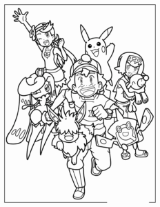 Desenho de Pokemon Desenho Colorir Imprimir 90