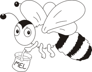 Desenho de Abelhas Desenho Colorir Imprimir 10