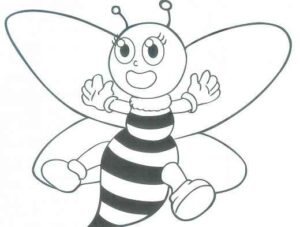 Desenho de Abelhas Desenho Colorir Imprimir 13