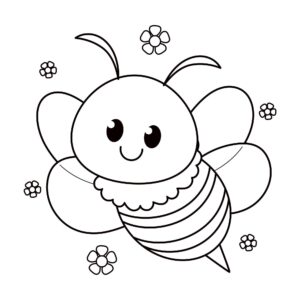 Desenho de Abelhas Desenho Colorir Imprimir 18