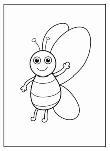 Desenho de Abelhas Desenho Colorir Imprimir 29