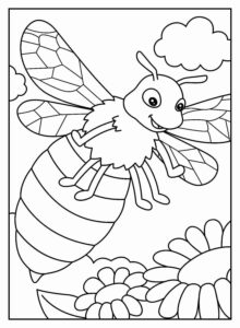 Desenho de Abelhas Desenho Colorir Imprimir 30