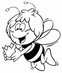 Desenho de Abelhas Desenho Colorir Imprimir 35