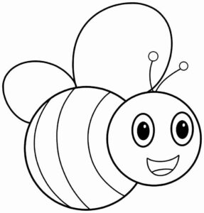 Desenho de Abelhas Desenho Colorir Imprimir 37