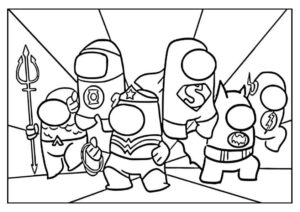 Desenho de Among Us Desenho Colorir Imprimir 06