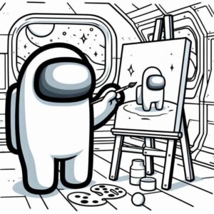 Desenho de Among Us Desenho Colorir Imprimir 29