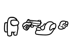 Desenho de Among Us Desenho Colorir Imprimir 35