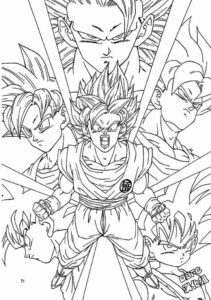 Desenho de Anime Desenho Colorir Imprimir 01