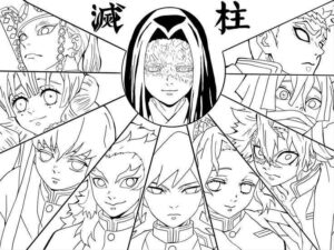 Desenho de Anime Desenho Colorir Imprimir 07
