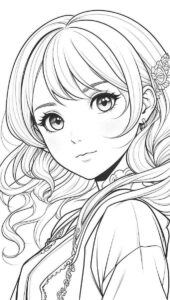 Desenho de Anime Desenho Colorir Imprimir 13