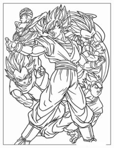 Desenho de Anime Desenho Colorir Imprimir 17