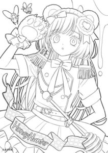 Desenho de Anime Desenho Colorir Imprimir 22