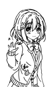Desenho de Anime Desenho Colorir Imprimir 24