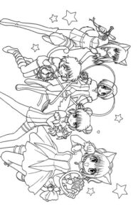 Desenho de Anime Desenho Colorir Imprimir 28