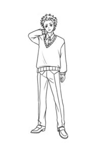 Desenho de Anime Desenho Colorir Imprimir 29