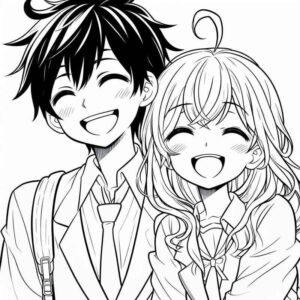 Desenho de Anime Desenho Colorir Imprimir 32