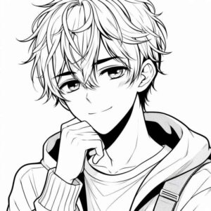 Desenho de Anime Desenho Colorir Imprimir 34