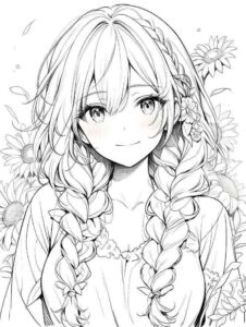 Desenho de Anime Desenho Colorir Imprimir 38
