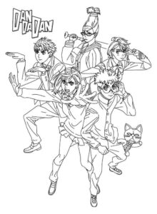 Desenho de Anime Desenho Colorir Imprimir 42